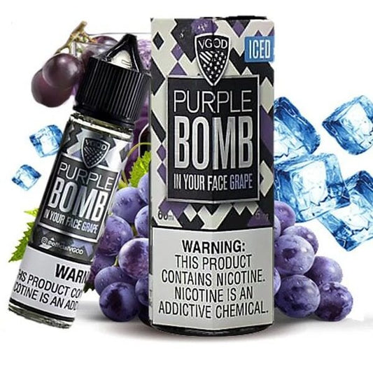 VGOD PURPLE BOMB ICED 60ML (12mg,18mg) - Vapebeat