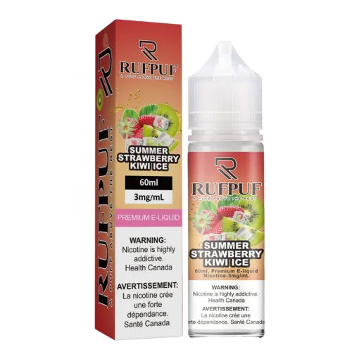 RufPuf Summer Strawberry Kiwi Ice – 60ml - Vapebeat