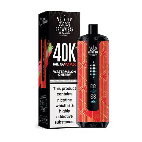 AL FAKHER MEGA MAX 40K CROWN BAR DISPOSABLE 6MG - Vapebeat